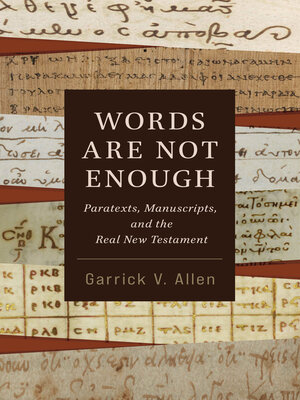 cover image of Words Are Not Enough